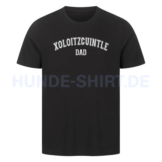 Premium T-Shirt "Xolo - DAD" Schwarz – hunde-shirt.de