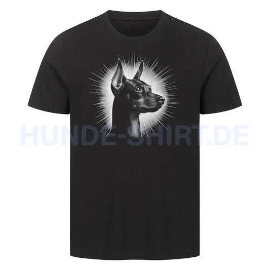 Premium T-Shirt "Zwergpinscher - Shine" Schwarz – hunde-shirt.de