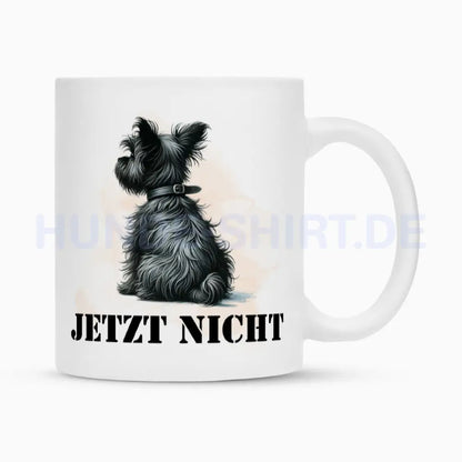 Tasse "Affenpinscher - JETZT NICHT" Weiß – hunde-shirt.de