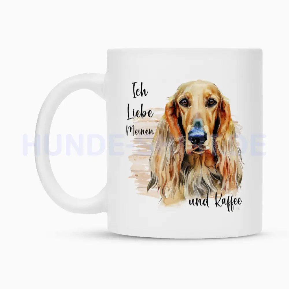 Tasse "Afghanischer Windhund - Ich liebe..." – hunde-shirt.de