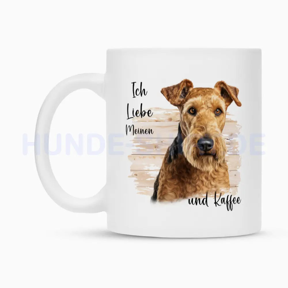 Tasse "Airedale Terrier - Ich liebe..." – hunde-shirt.de