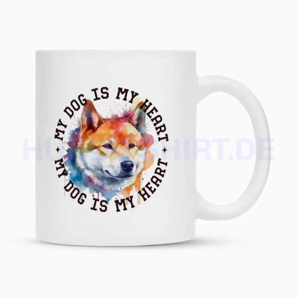 Tasse "Akita Inu" Weiß – hunde-shirt.de