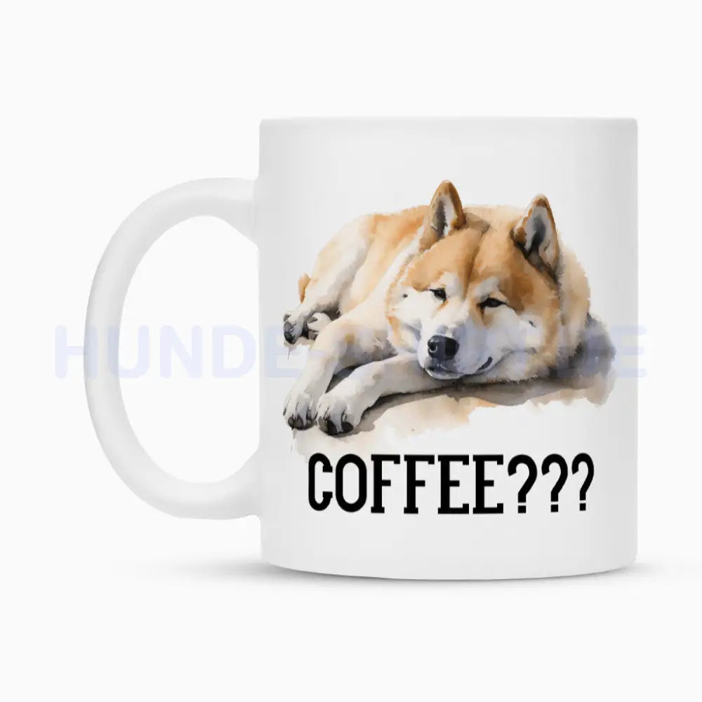 Tasse "Akita Inu - Coffee???" – hunde-shirt.de