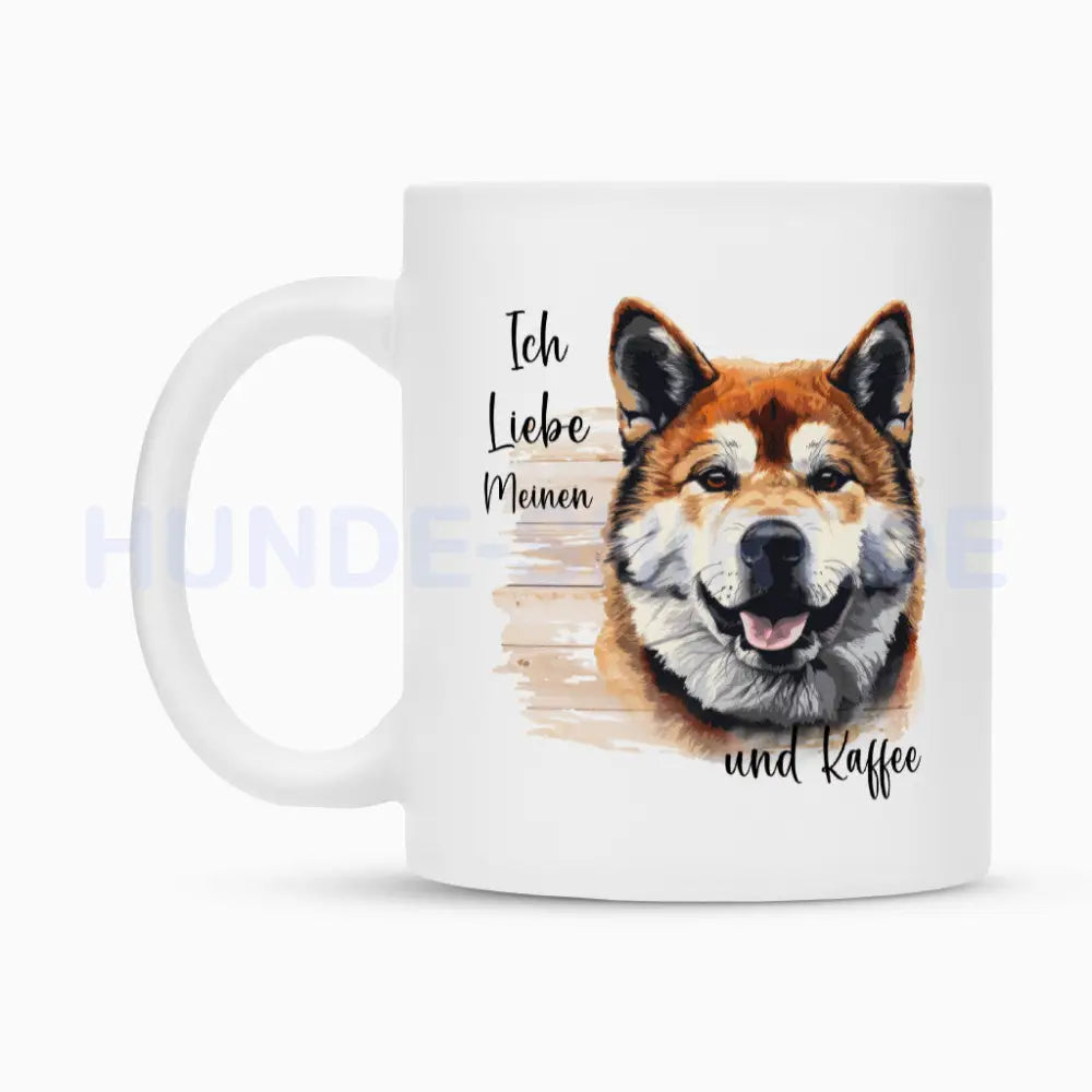 Tasse "Akita Inu - Ich liebe meinen..." – hunde-shirt.de