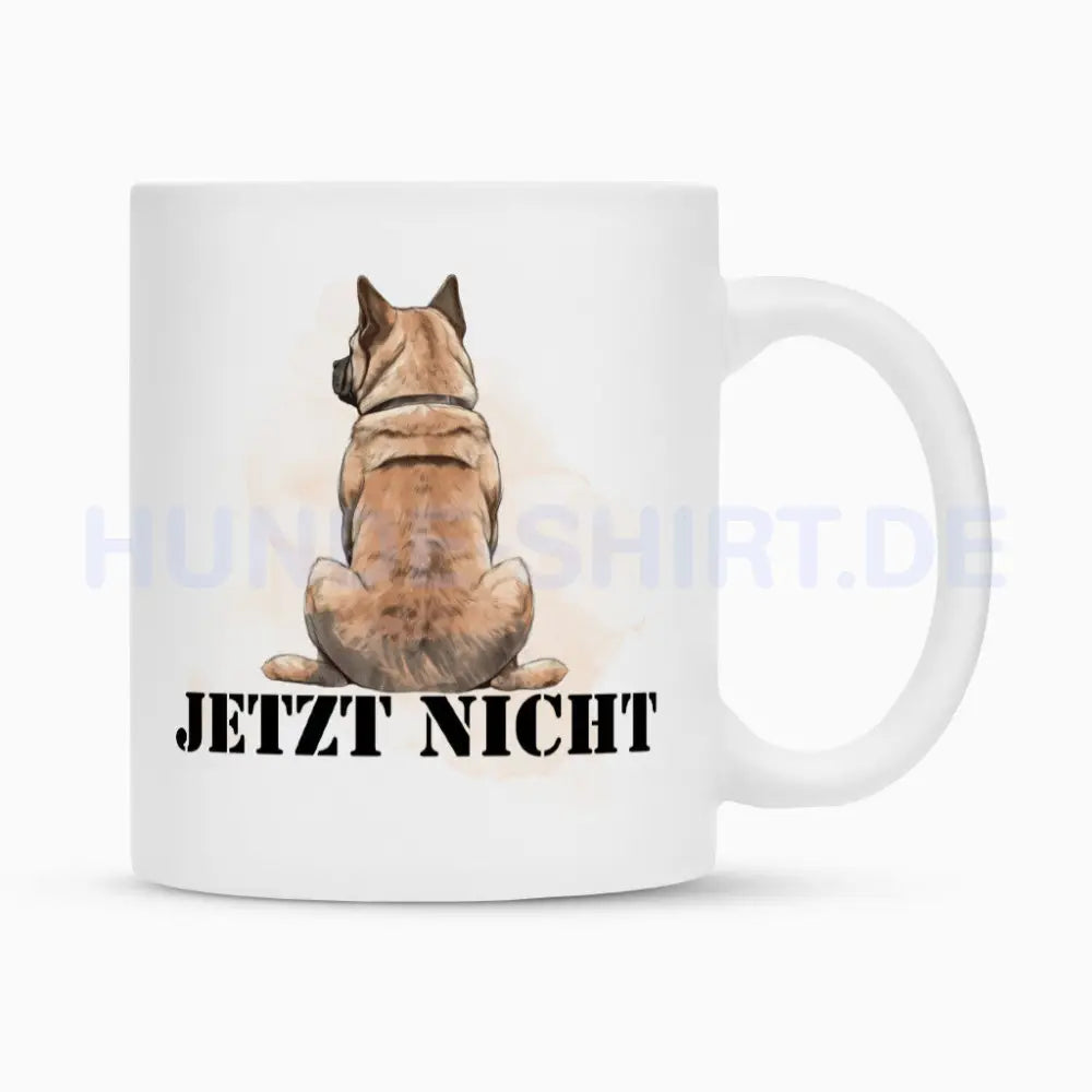 Tasse "Akita Inu - JETZT NICHT" Weiß – hunde-shirt.de