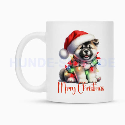 Tasse "Akita Inu - Merry Christmas Fun" – hunde-shirt.de