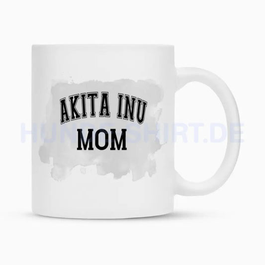 Tasse "Akita Inu - MOM" Weiß – hunde-shirt.de