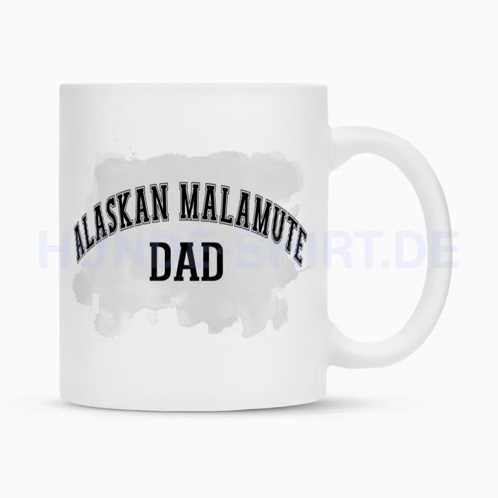 Tasse "Alaskan Malamute - DAD" Weiß – hunde-shirt.de