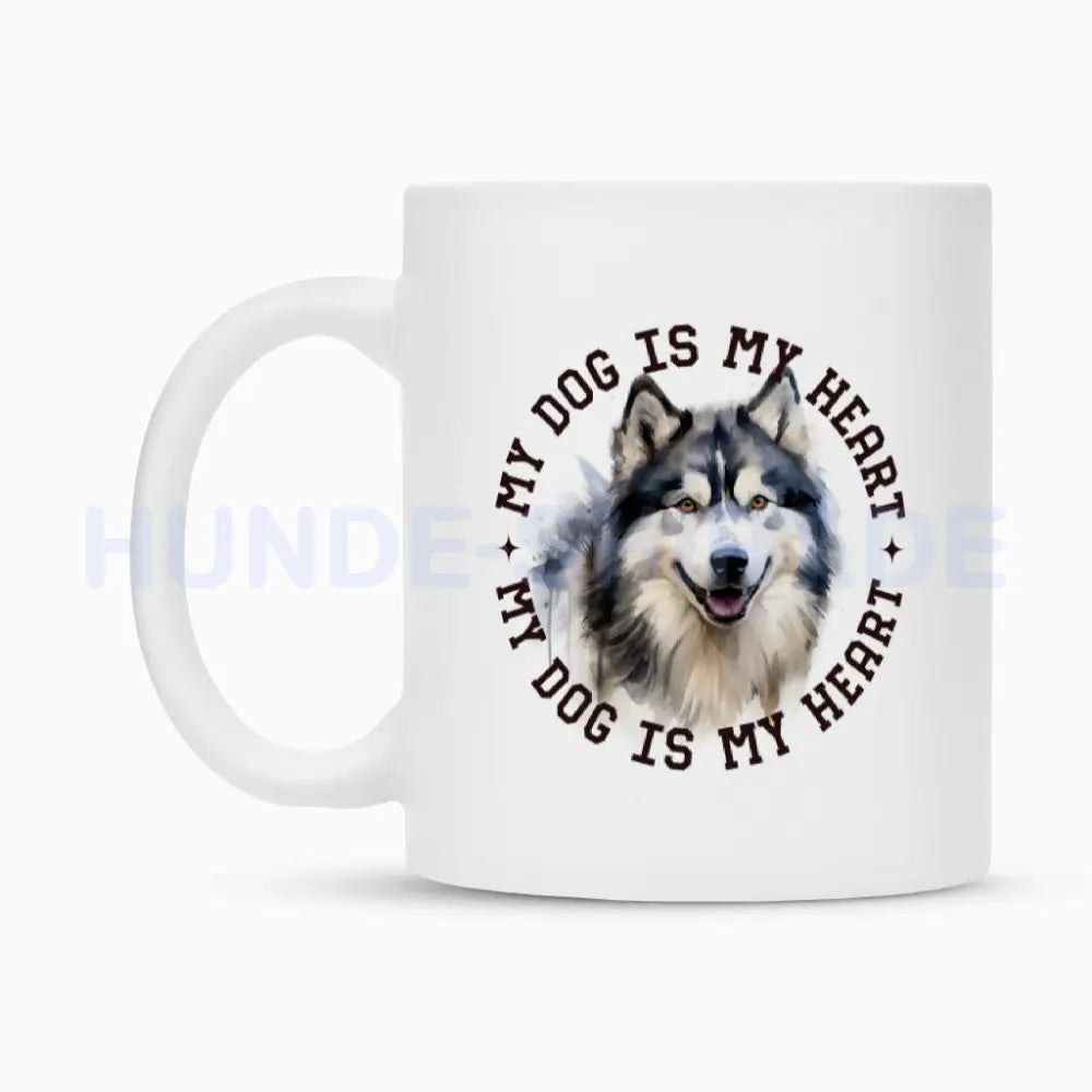 Tasse "Alaskan Malamute HEART" – hunde-shirt.de