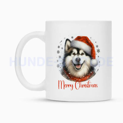 Tasse "Alaskan Malamute - Merry Christmas" – hunde-shirt.de