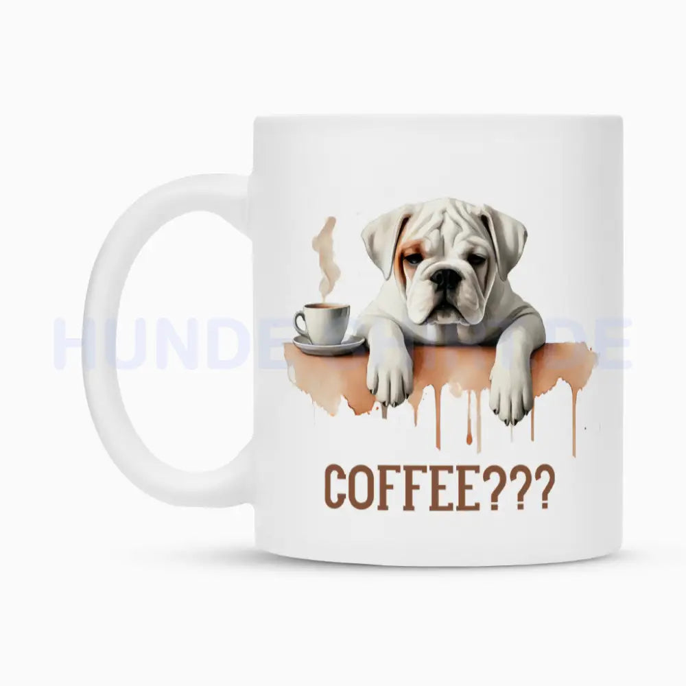 Tasse "American Bulldog - COFFEE???" – hunde-shirt.de