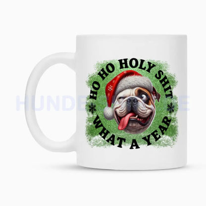 Tasse "American Bulldog - HO HO..." – hunde-shirt.de