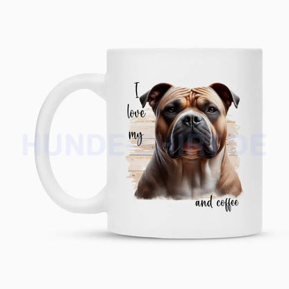 Tasse "American Bully XL / XXL - I love..." – hunde-shirt.de