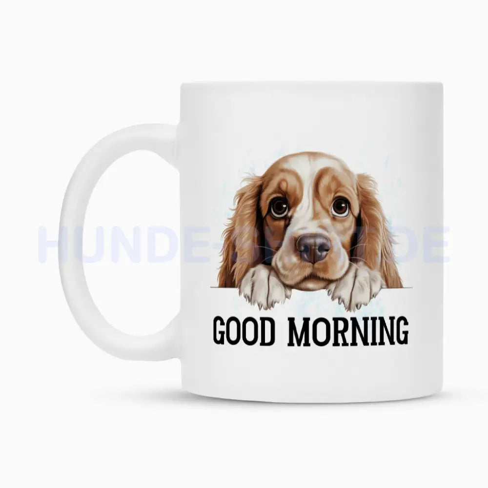 Tasse "American Cocker - GOOD MORNING" – hunde-shirt.de