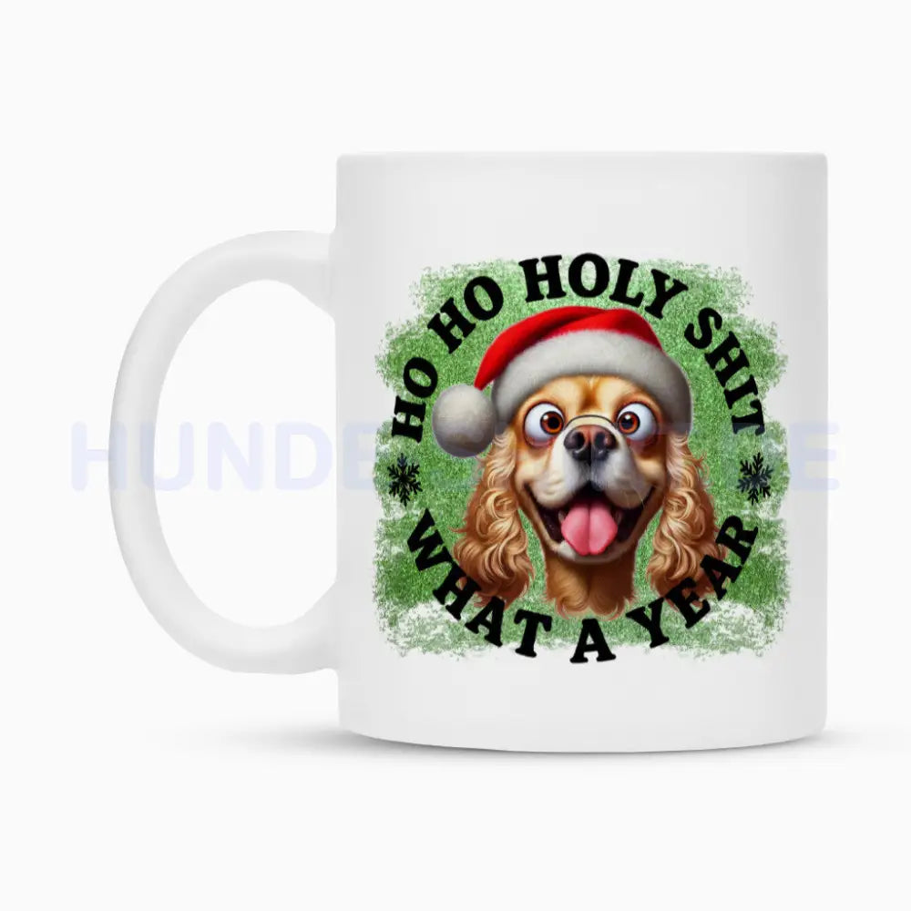 Tasse "American Cocker - HO HO..." – hunde-shirt.de