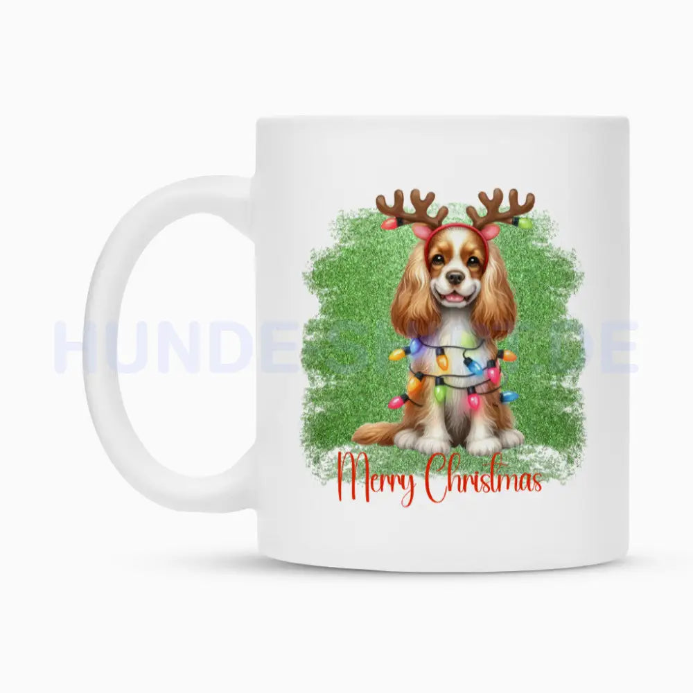 Tasse "American Cocker - Merry Christmas Fun" – hunde-shirt.de