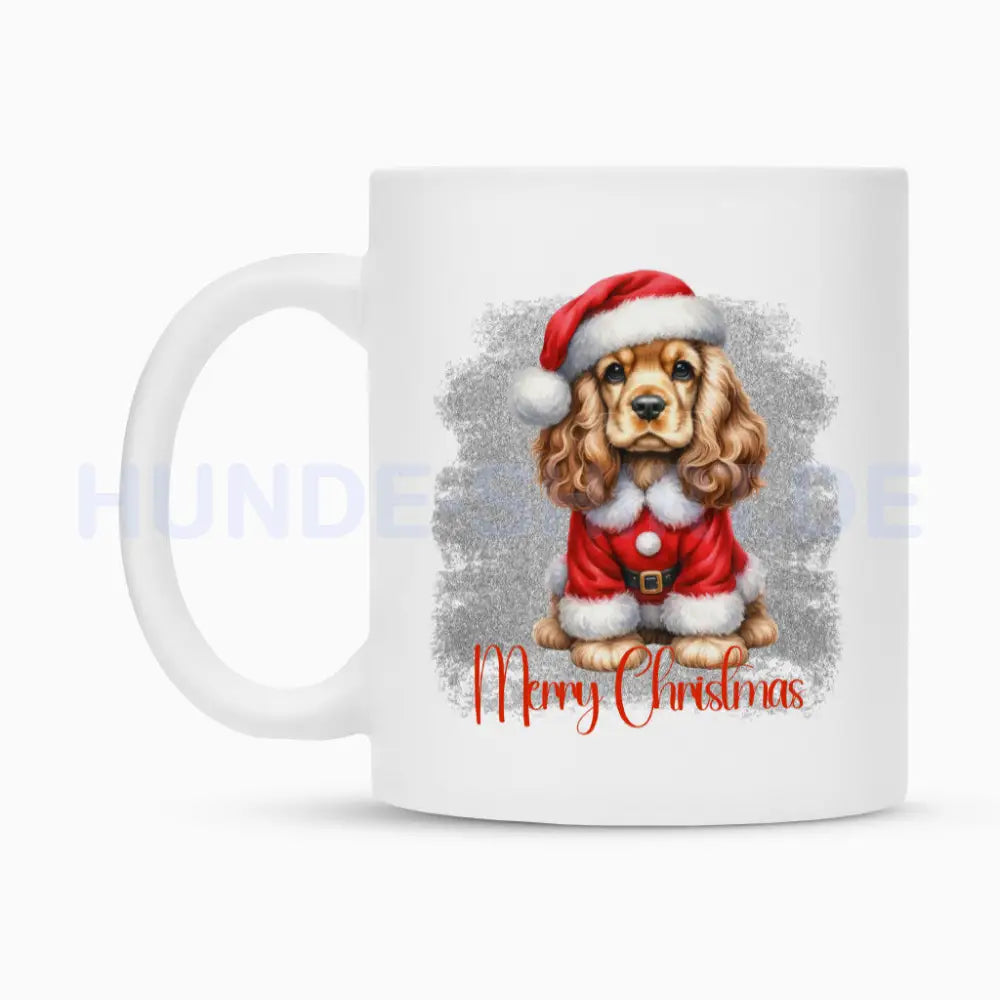 Tasse "American Cocker - Merry Christmas" – hunde-shirt.de