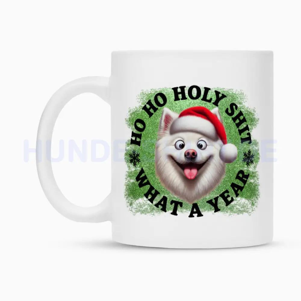 Tasse "American Eskimo - HO HO..." – hunde-shirt.de