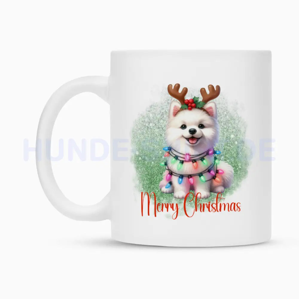 Tasse "American Eskimo - Merry Christmas" – hunde-shirt.de