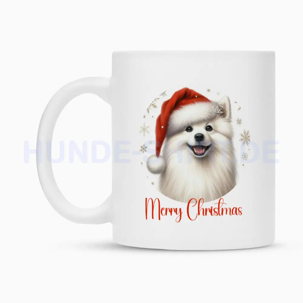 Tasse "American Eskimo - Merry Christmas" – hunde-shirt.de