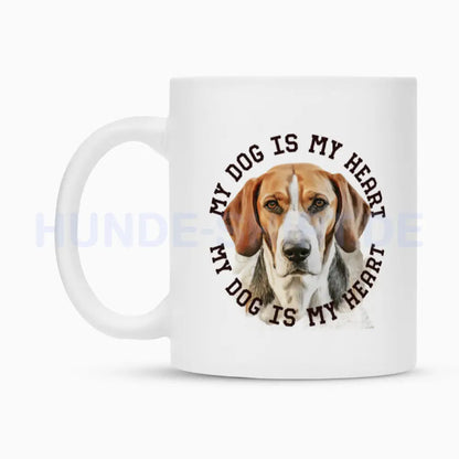 Tasse "American Foxhound HEART" – hunde-shirt.de