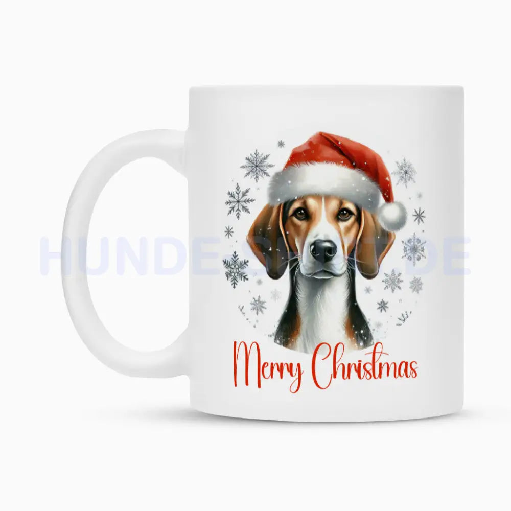 Tasse "American Foxhound - Merry Christmas" – hunde-shirt.de