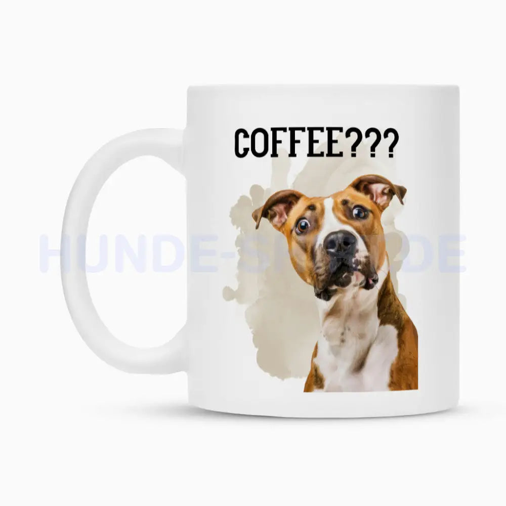 Tasse "American Staffordshire Terrier - Coffee???" – hunde-shirt.de