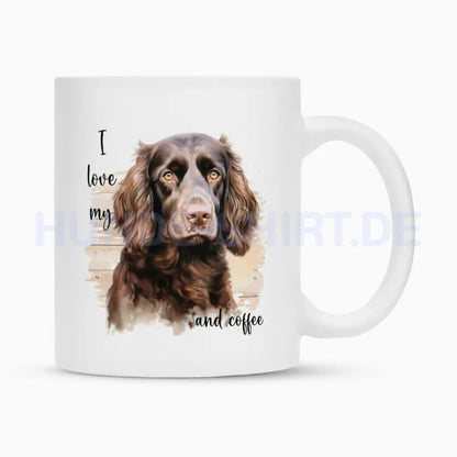 Tasse "American Water Spaniel - I love..." Weiß – hunde-shirt.de