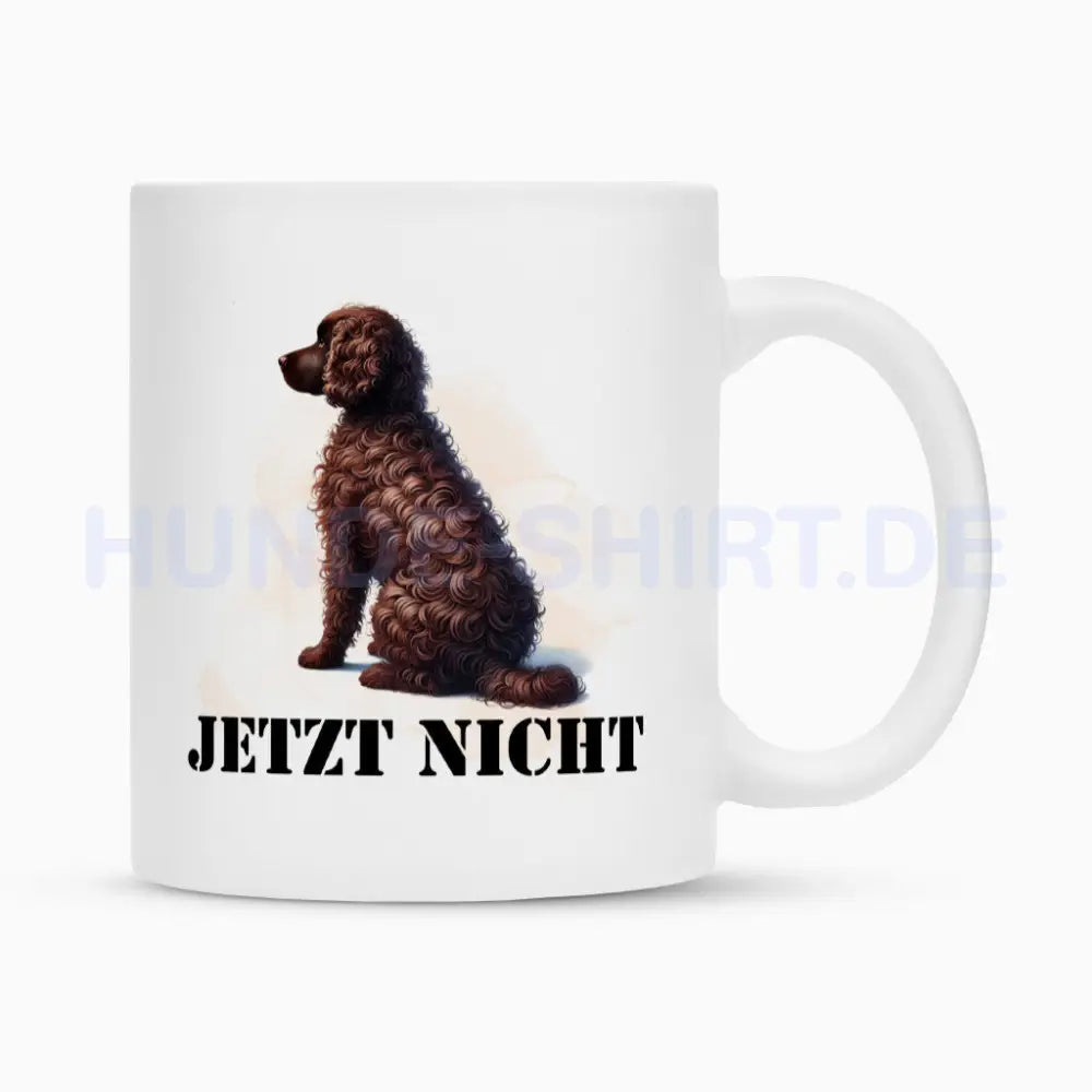 Tasse "American Water Spaniel - JETZT NICHT" Weiß – hunde-shirt.de