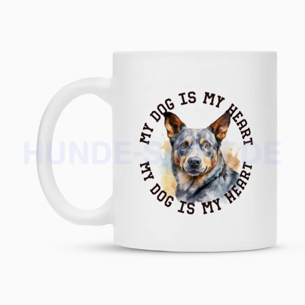 Tasse "Australian Cattle Dog HEART" – hunde-shirt.de