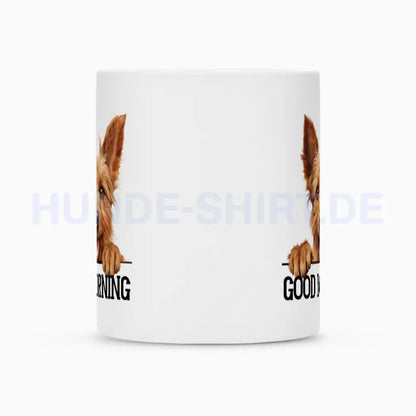 Tasse "Australian Terrier - GOOD MORNING" – hunde-shirt.de