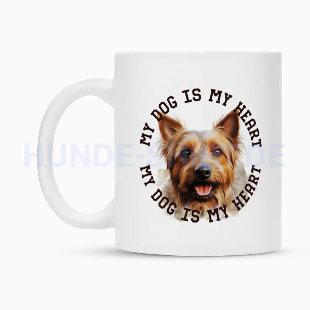 Tasse "Australian Terrier HEART" – hunde-shirt.de