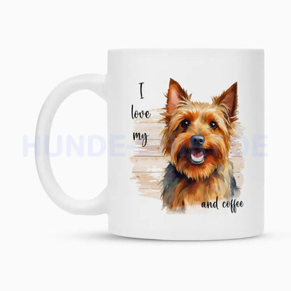 Tasse "Australian Terrier - I love my..." – hunde-shirt.de