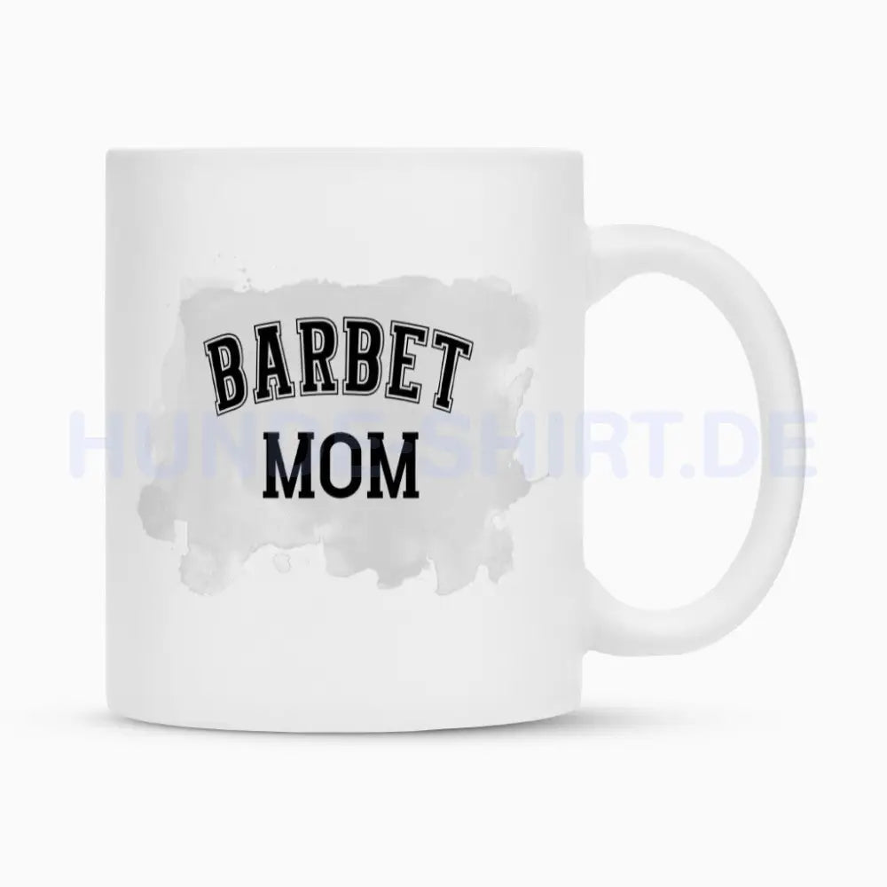 Tasse "Barbet - MOM" Weiß – hunde-shirt.de