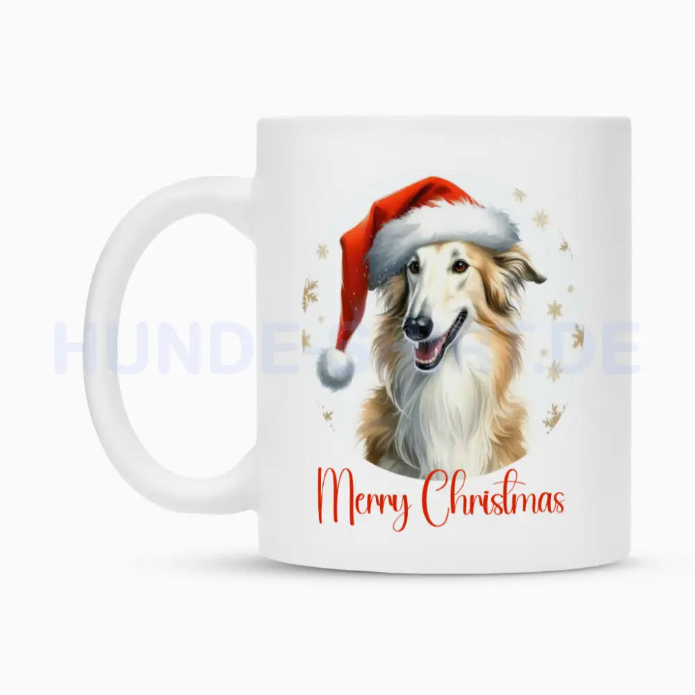 Tasse "Barsoi - Merry Christmas" – hunde-shirt.de