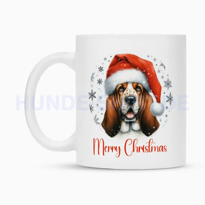 Tasse "Basset - Merry Christmas 2" – hunde-shirt.de