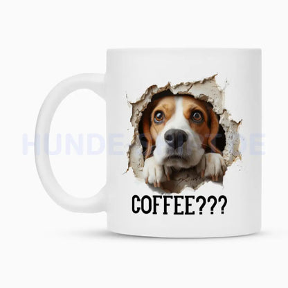 Tasse "Beagle - Coffee???" – hunde-shirt.de