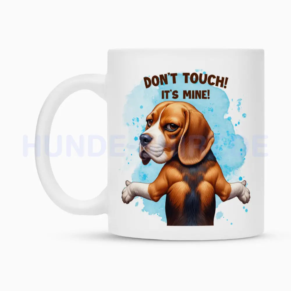 Tasse "Beagle - Don´t touch..." – hunde-shirt.de