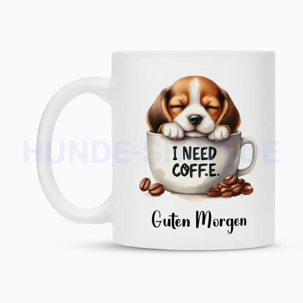 Tasse "Beagle - Guten Morgen" – hunde-shirt.de