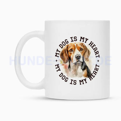 Tasse "Beagle HEART" – hunde-shirt.de