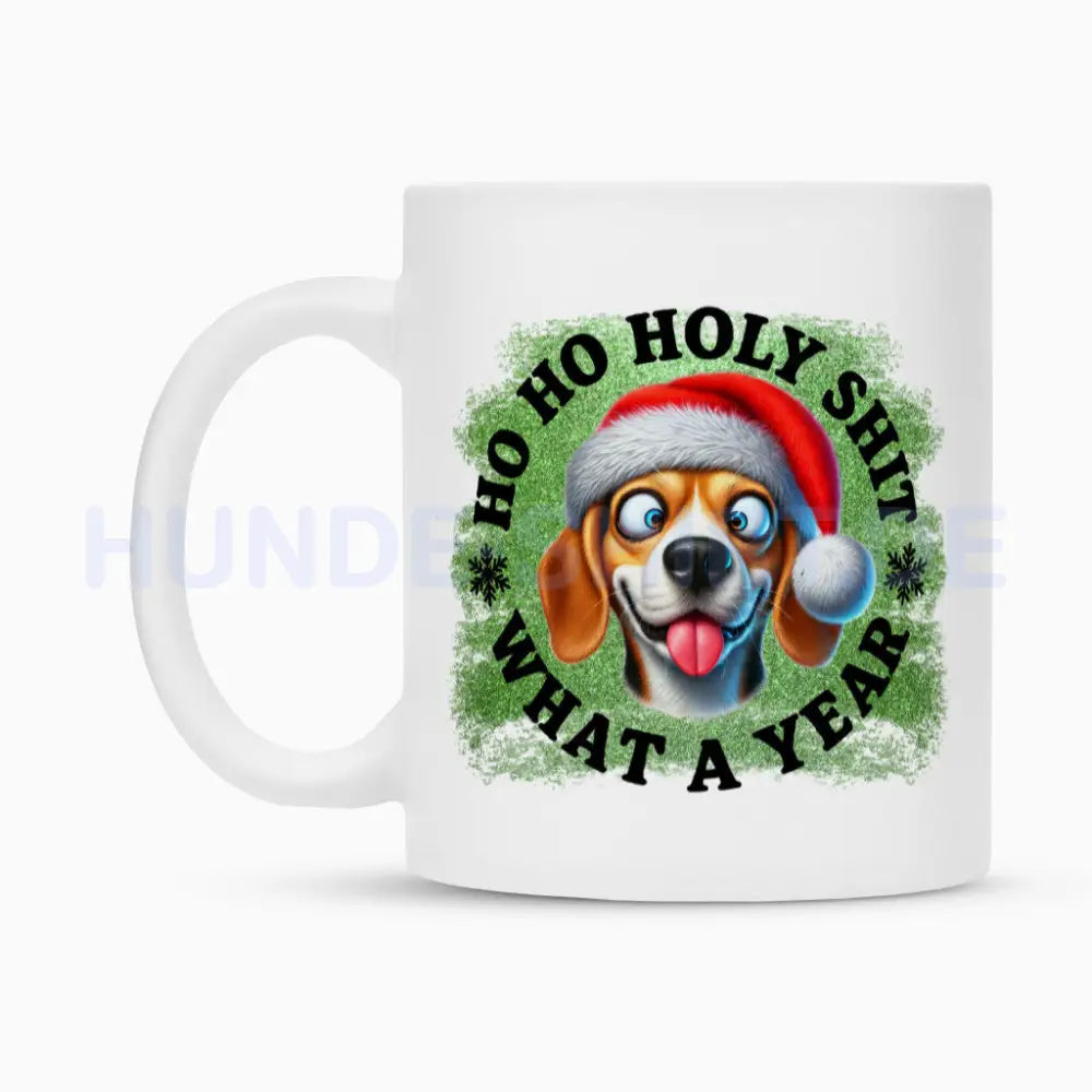 Tasse "Beagle - HO HO..." – hunde-shirt.de