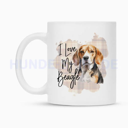 Tasse "Beagle - I love..." – hunde-shirt.de