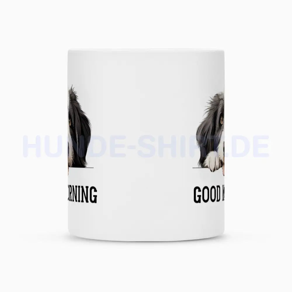 Tasse "Bearded Collie - GOOD MORNING" – hunde-shirt.de