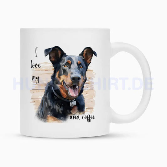 Tasse "Beauceron - I love..." Weiß – hunde-shirt.de