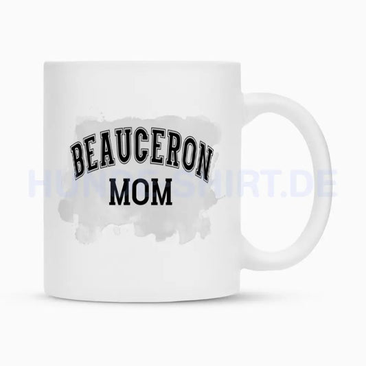 Tasse "Beauceron - MOM" Weiß – hunde-shirt.de