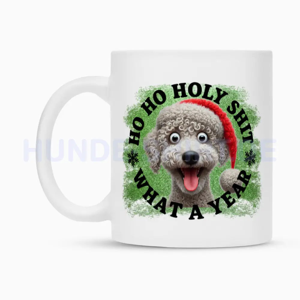 Tasse "Bedlington Terrier - HO HO..." – hunde-shirt.de