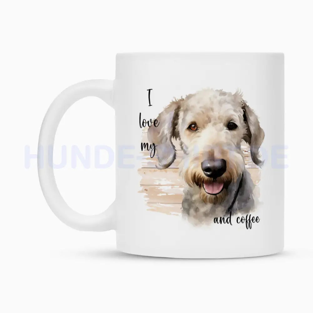 Tasse "Bedlington Terrier - I love..." – hunde-shirt.de