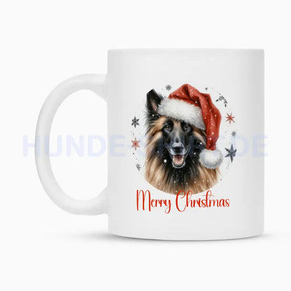 Tasse "Belgischer Schäferhund - Merry Christmas" – hunde-shirt.de