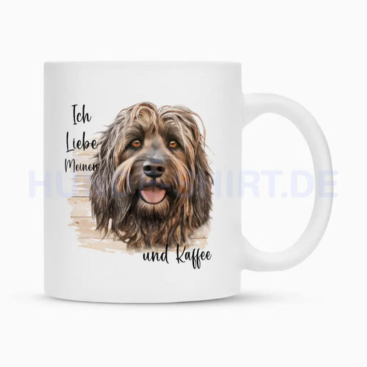 Tasse "Bergamasco - Ich liebe..." Weiß – hunde-shirt.de