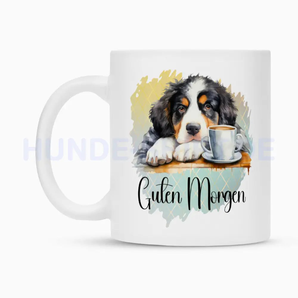 Tasse "Berner Sennenhund - Guten Morgen" – hunde-shirt.de